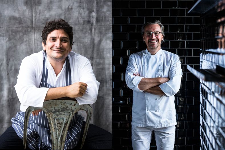 Mauro Colagreco et Laurent Petit