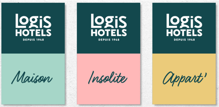Nouvelle identité visuelle pour Logis Hôtels qui renforce la visibilité ...