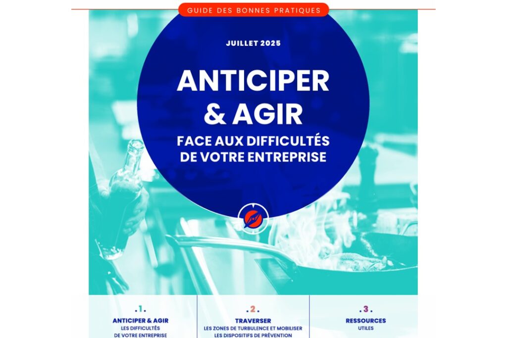 « Anticiper & Agir face aux difficultés de votre entreprise », le guide que publie la première organisation patronale de la branche à l'intention de ses dirigeants les accompagnera dans la détection précoce des signaux de défaillance et la mobilisation des dispositifs publics et privés de préventions adaptés.  Illustré d'exemple de solutions concrètes, truffé de contacts ressources, il détaille les indicateurs clés à surveiller et souligne l'importance tant de l'autodiagnostic que des appuis extérieurs pour prévenir les crises. Disponible en téléchargement sur le site de l'UMIH.